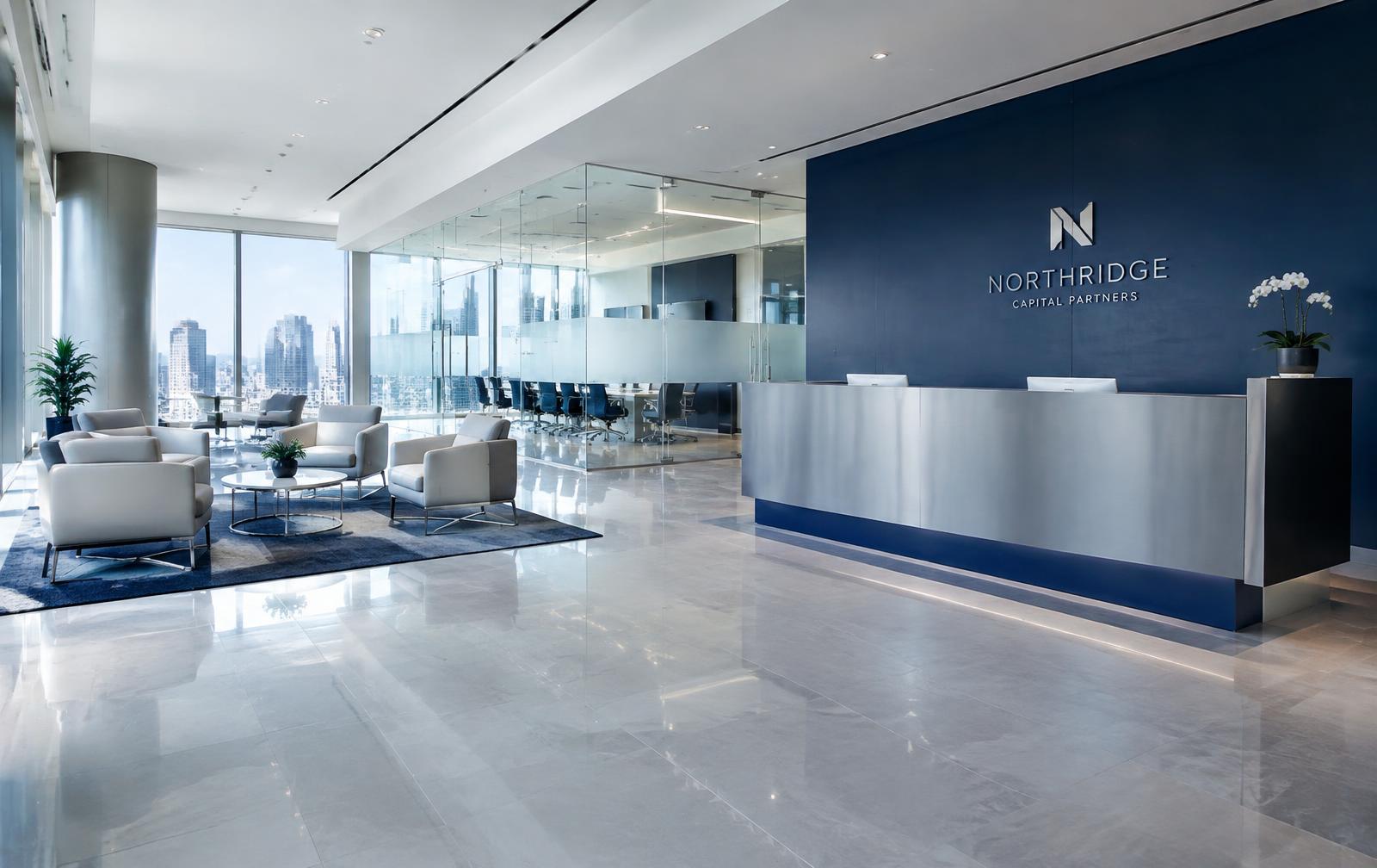 Hall de bureau commercial propre